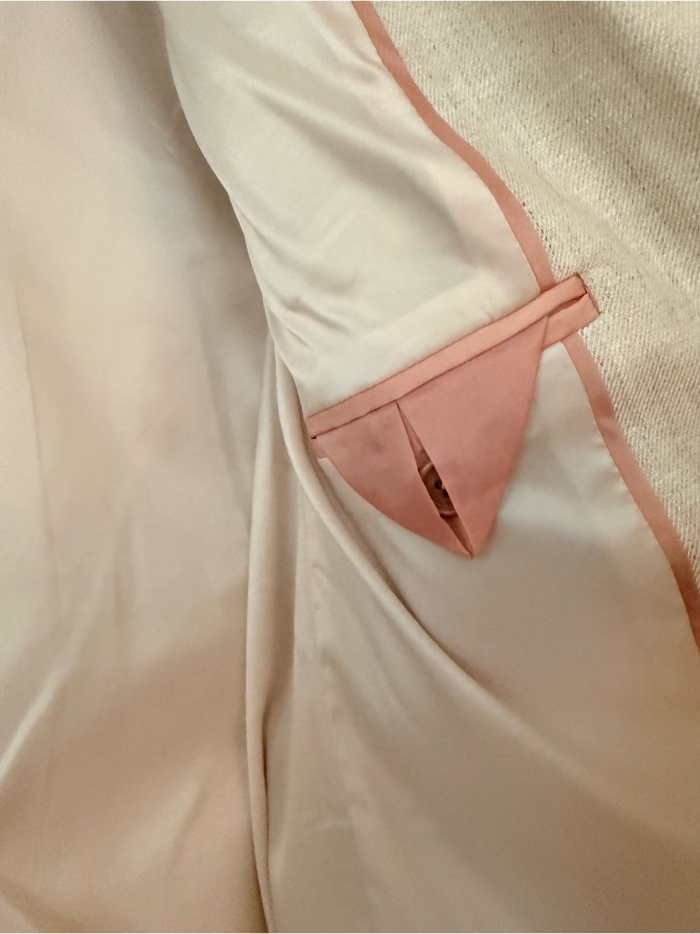 J. Crew Pale Linen Single-Button Blazer - Picture 7 of 9